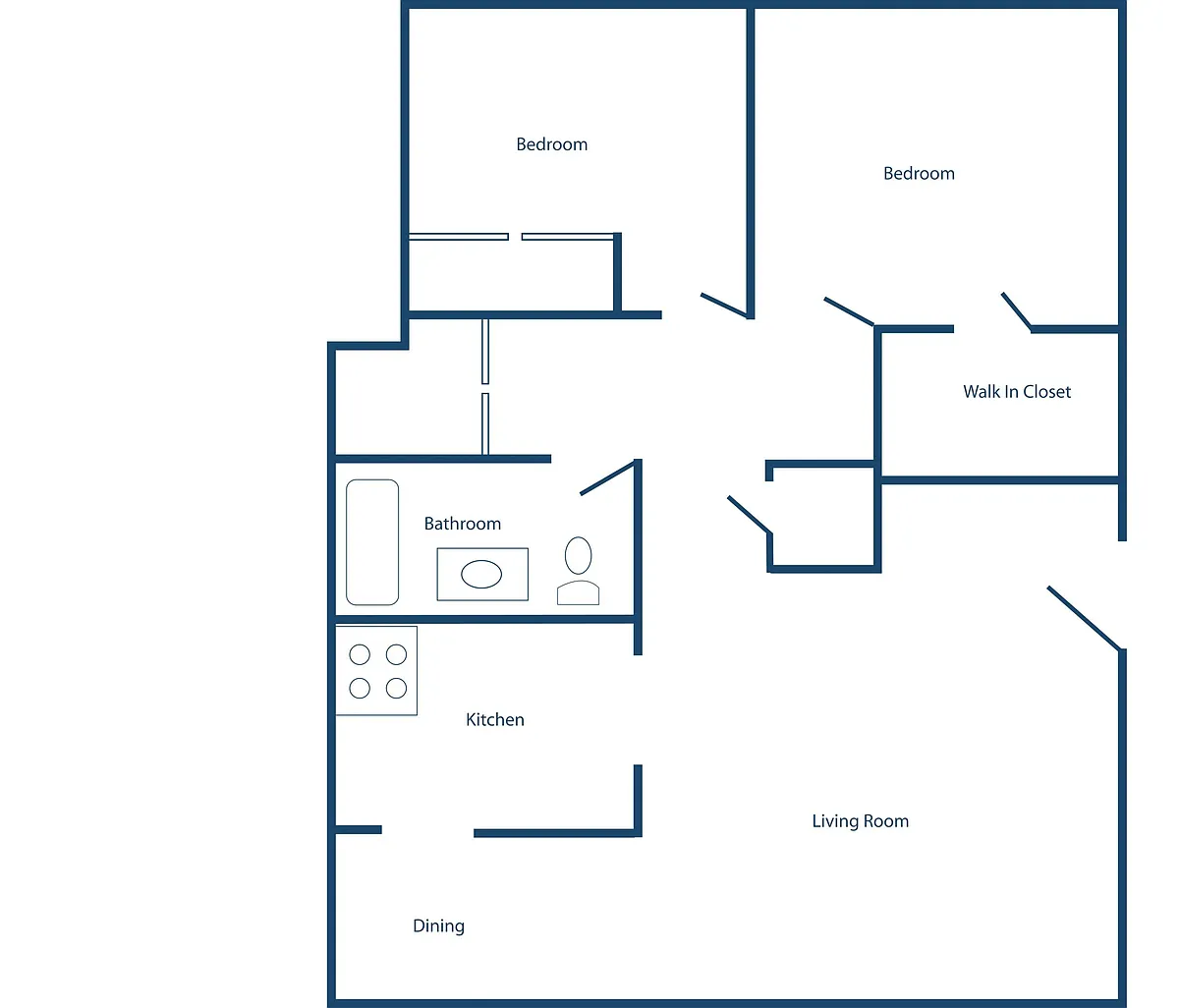 Floor plan 2 Bedroom