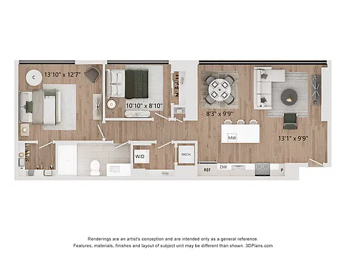 Floor plan D01