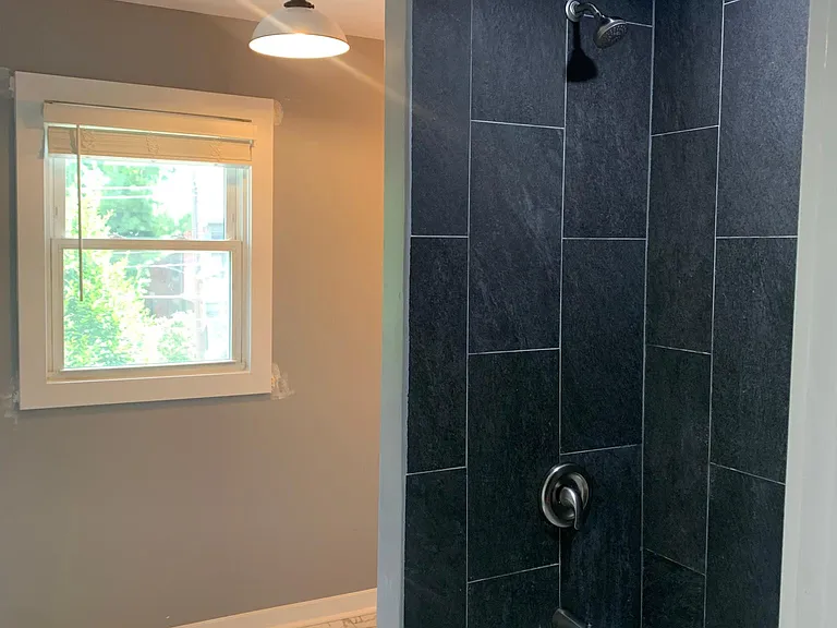 Upstairs, full bath