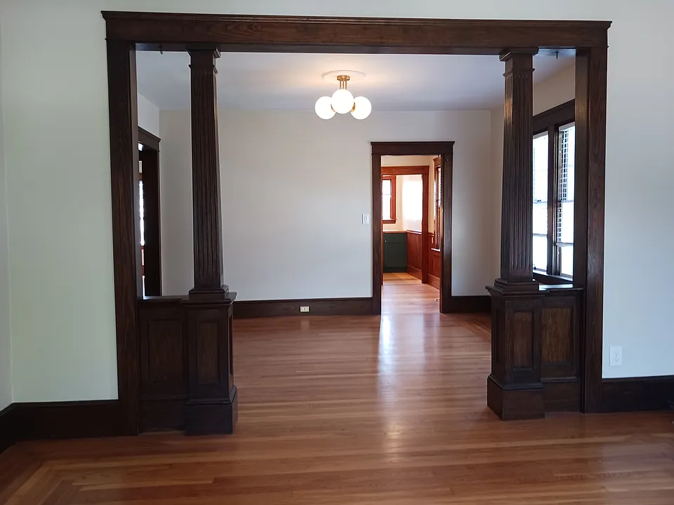 Original woodwork and hardwood floors throughout.