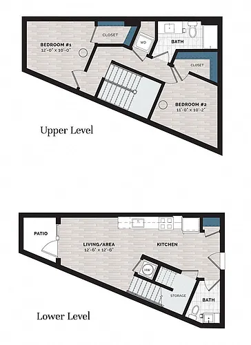 Floor plan B16-J-L