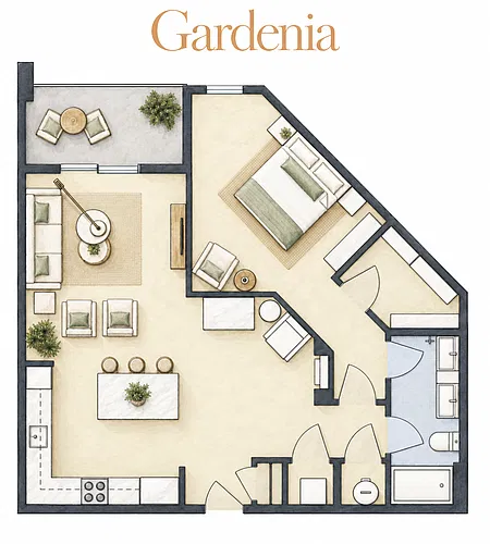 Floor plan Gardenia