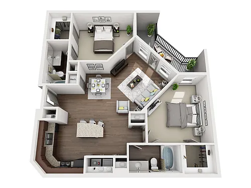 Floor plan B2A