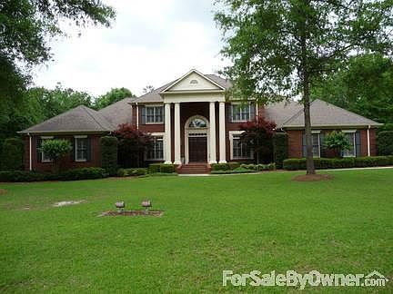 Front view from street
						:
						Columns on front, inside, and back porch