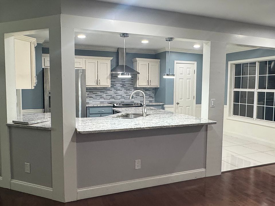 Open kitchen concept.