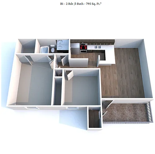 Floor plan B1