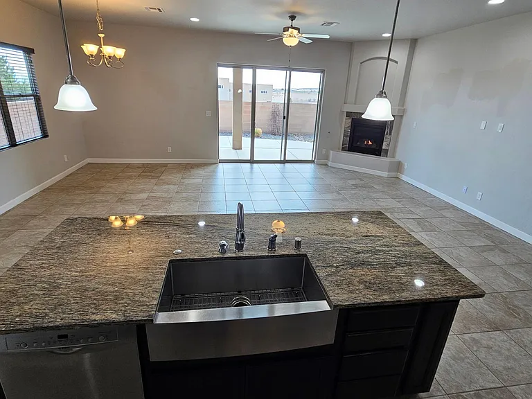 Island Kitchen View