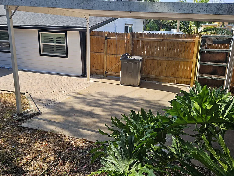 back yard view