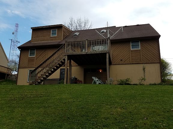 Back of home/yard/deck