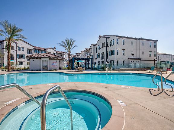 Resort Style Pool With Spa