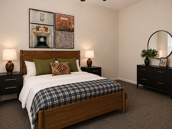 Ellison Model Unit Bedroom AI