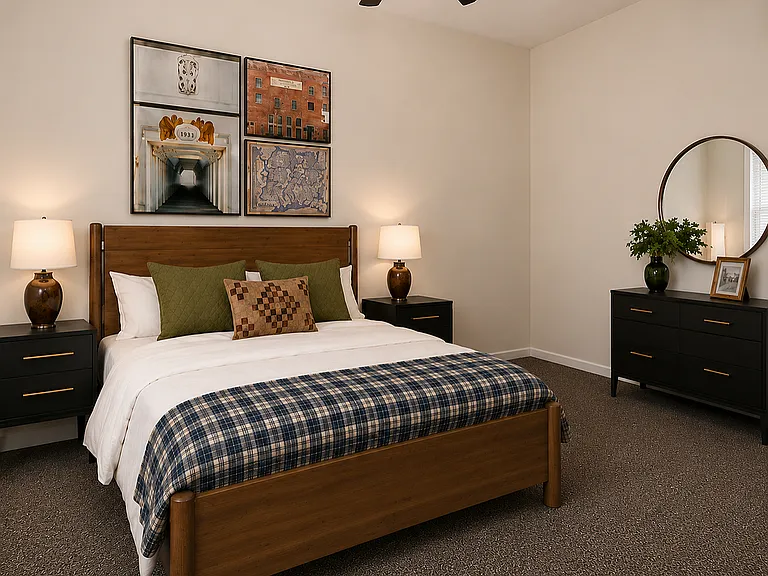 Ellison Model Unit Bedroom AI