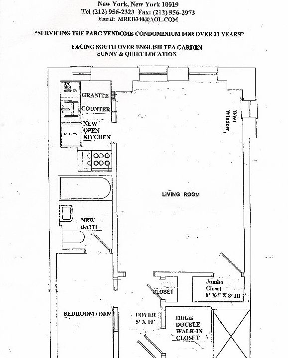 1st image of 350 W 57th St APT 10C