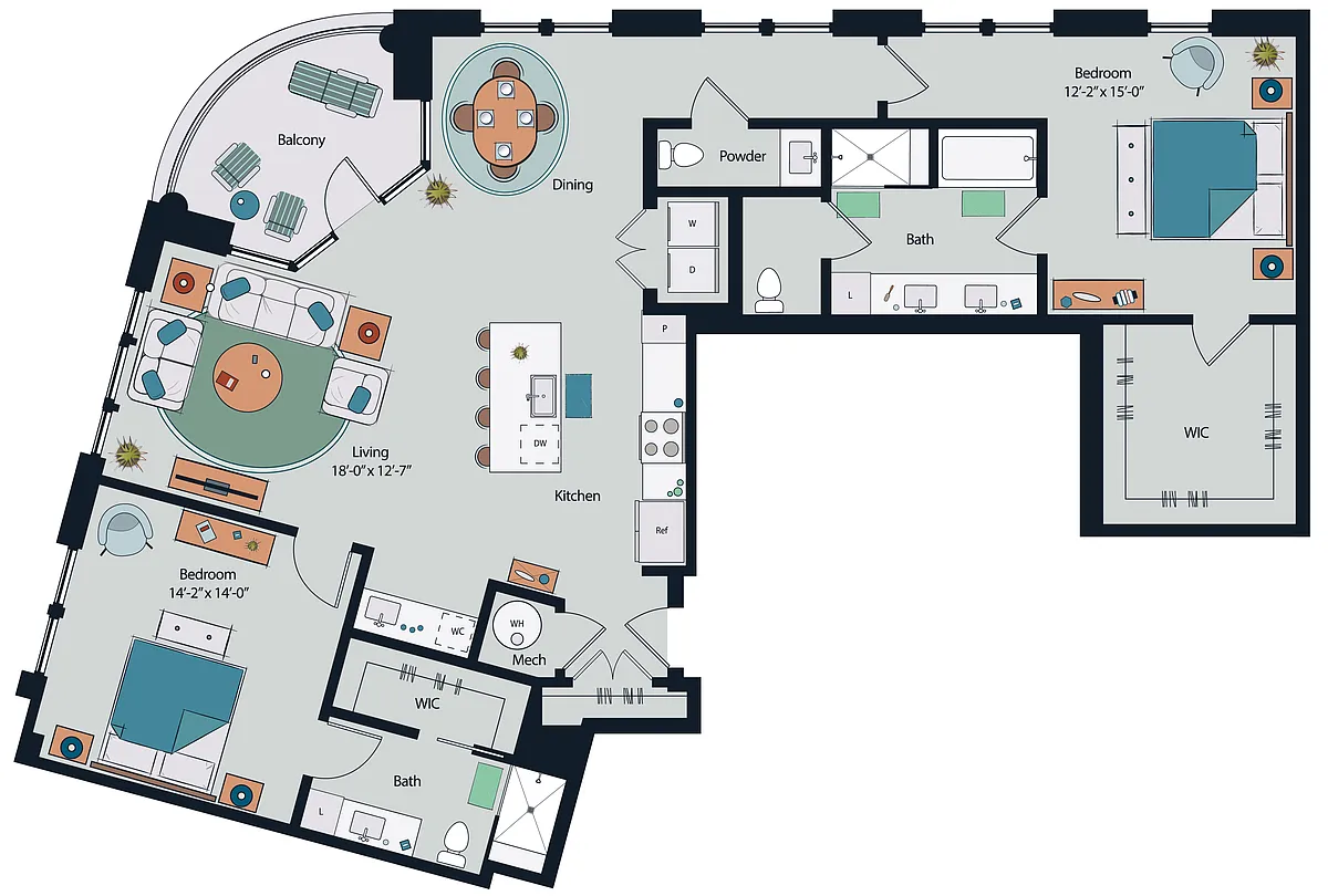 Floor plan B20