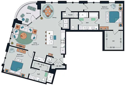 Floor plan B20
