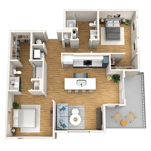 Floor plan B3
