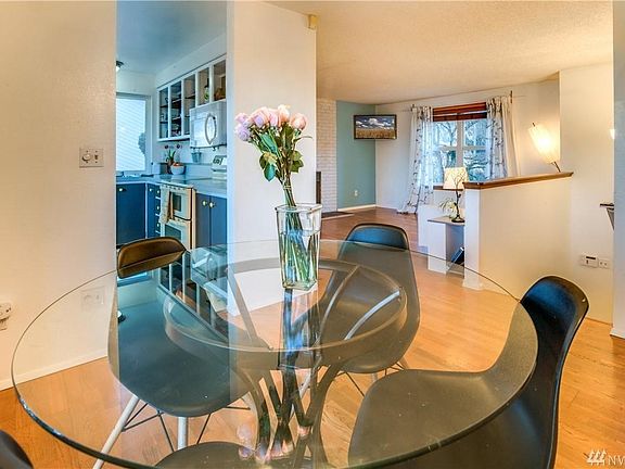 Formal dining area connects with kitchen and living room