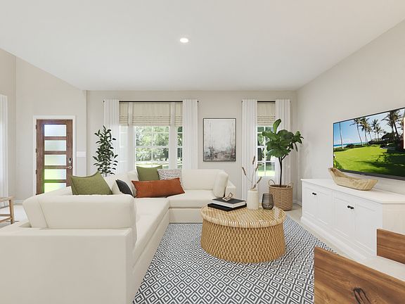 Relax after a long day in the cozy living room