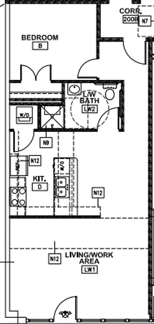 1 bed, 1.0 bath, 713 sqft, $1,195 — Photo 3