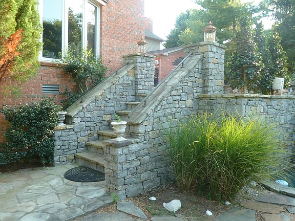 Lower patio stairs