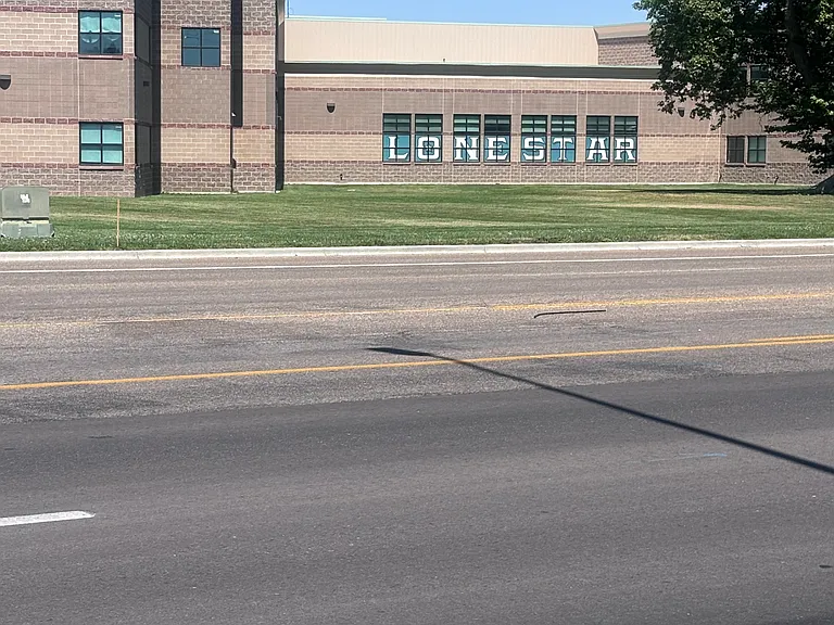 Middle School across the street