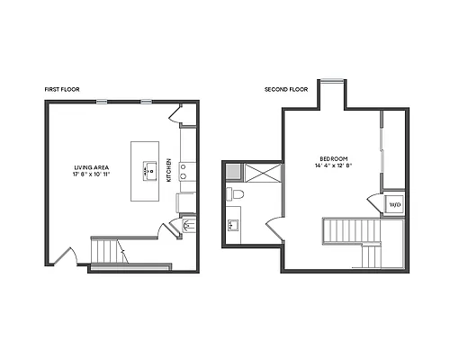 Floor plan Town Center Loft V1 Premium mdla10f_F