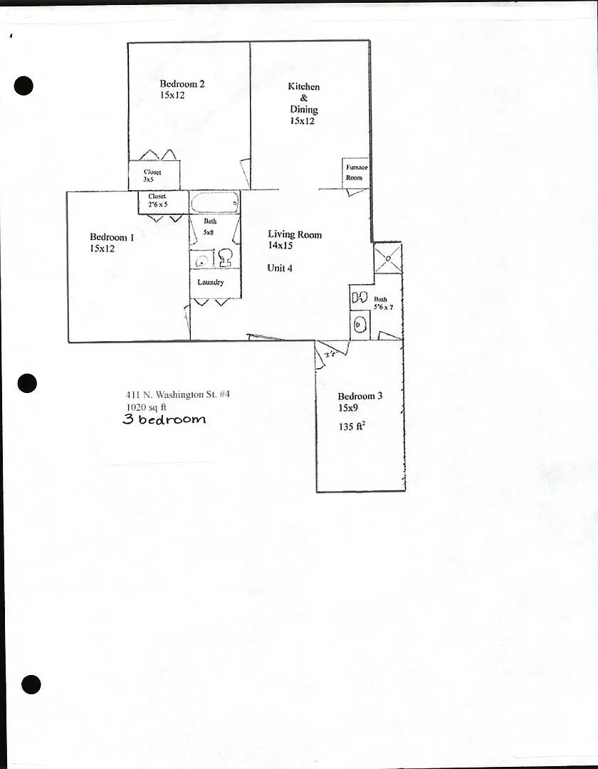 Cottage - 411 N. Washington — Photo 3
