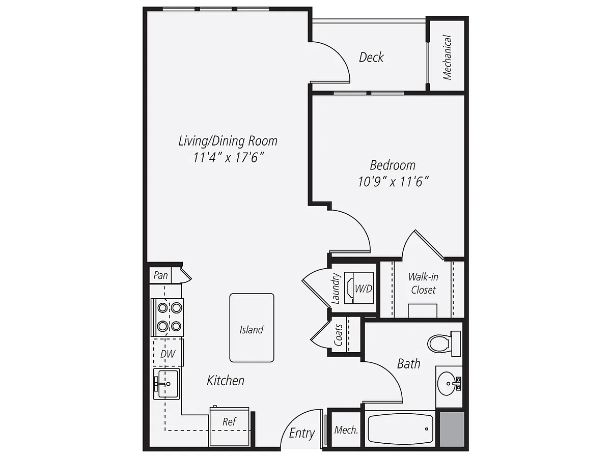Floor plan Allegheny