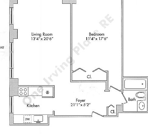 2nd image of 1 Irving Pl APT G15a