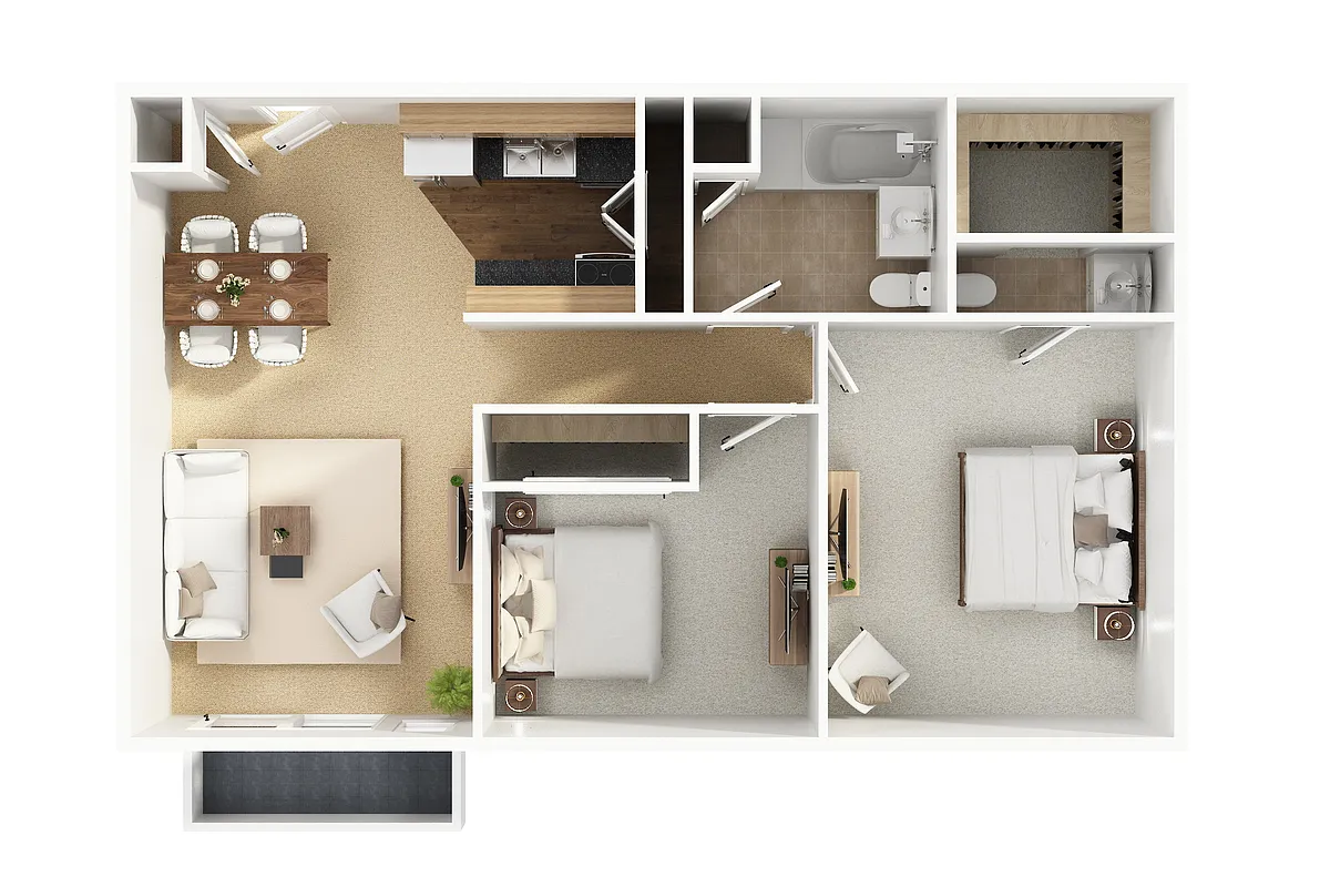 Floor plan B8