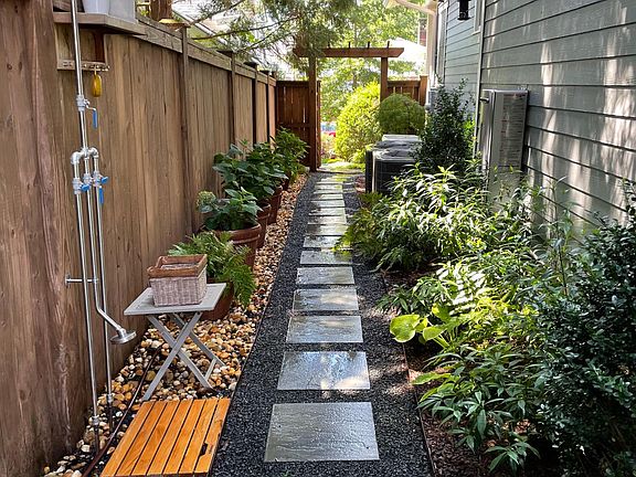 Outdoor hot water shower