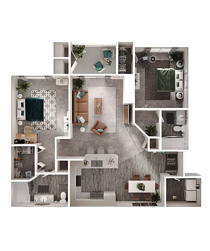 Floor plan B