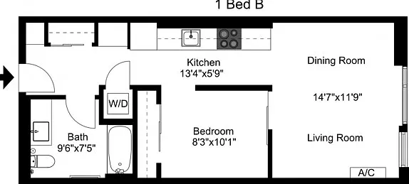 One Bedroom B One Bedroom B