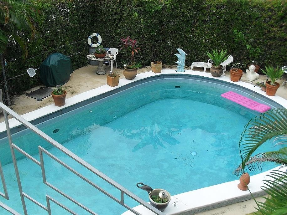 Pool view from terrace