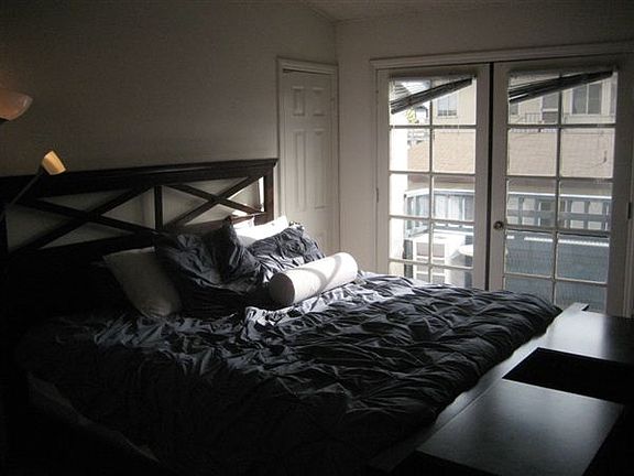 French doors, balcony, outside closet!