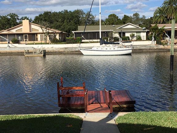 Back of house w/ dock