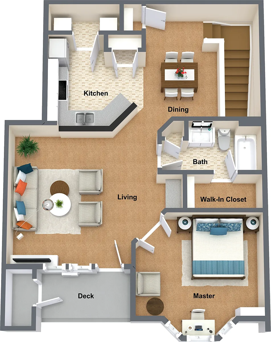 Floor plan Brunello- Townhome