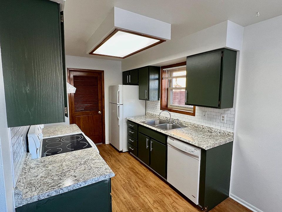 kitchen and door to laundry room