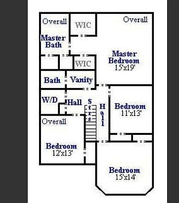 upper level floorplan