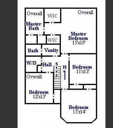upper level floorplan