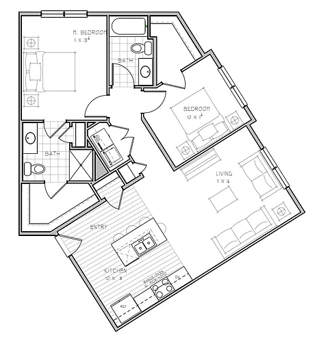 Floor plan 102-E