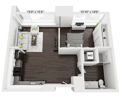 Floor plan Plan A1B22