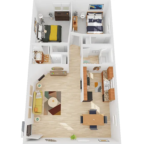 Floor plan 2X2