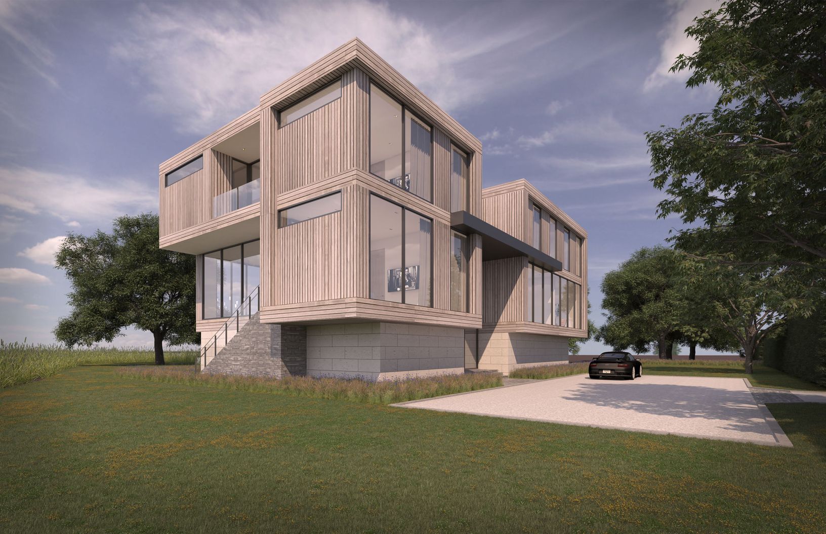  Proposed 6400 sq.ft. 7 bedroom 8.5 bath structure 