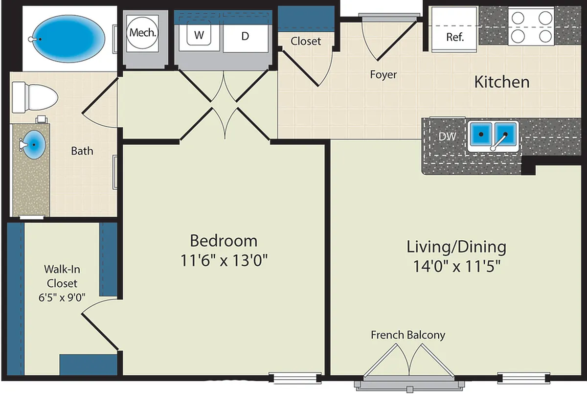 Floor plan The Harding