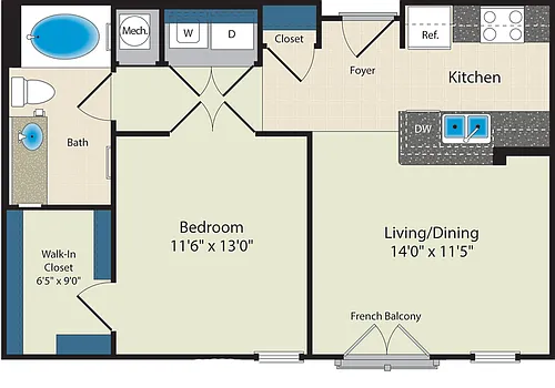 Floor plan The Harding