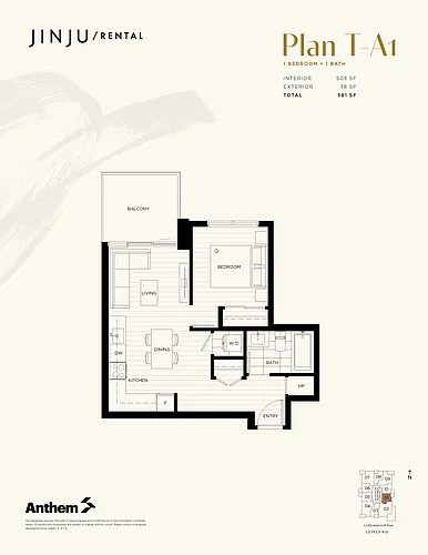 Floor plan 501