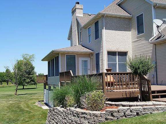 Side of house & larger deck