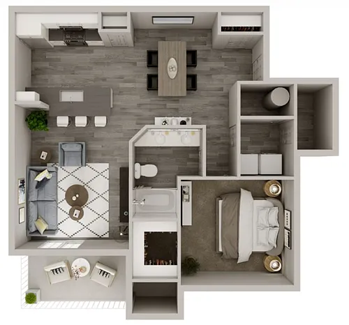Floor plan A4 - Elevated