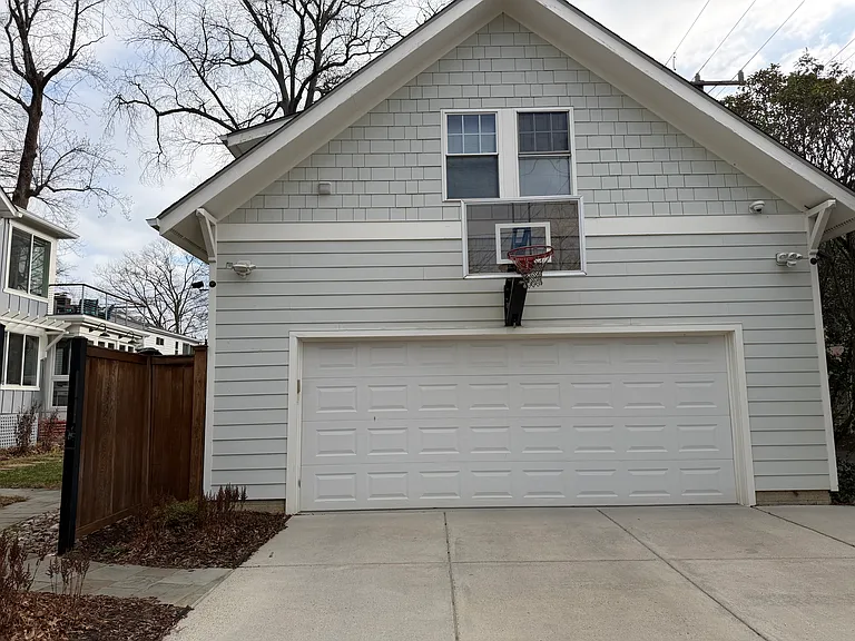 The unit is above our garage